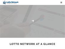 Tablet Screenshot of lottonetwork.com
